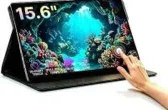 Kooforway 15.6″ 1080p Touchscreen IPS Portable Monitor for $89.40