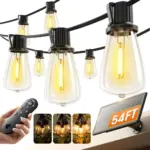 KYY 54FT Waterproof Solar String Lights for $12.79