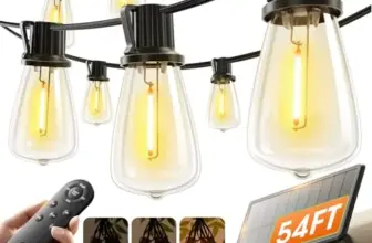 KYY 54FT Waterproof Solar String Lights for $12.79