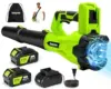 Laapee 650CFM Cordless Electric Leaf Blower with 2x 4.0Ah Batteries for $38