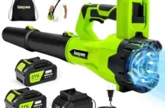 Laapee 650CFM Cordless Electric Leaf Blower with 2x 4.0Ah Batteries for $38