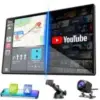 Lamtto 9″ Wireless Car Display with Apple CarPlay & Android Auto for $74.09