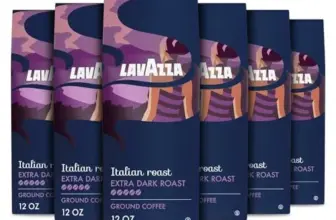 Lavazza Italian Roast Ground Coffee – 6 Bags of 12oz for $29.12