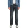 Levi’s Men’s 505 Regular Fit Jeans in Dark Stonewash for $26.97