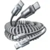 Lisen 4ft 3.1A Coiled USB-A to USB-C Cable (2-Pack) for $6.99