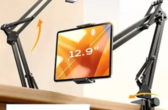 LISEN Tablet Desk Stand Mount for 4-13″ Devices – Now $14.98
