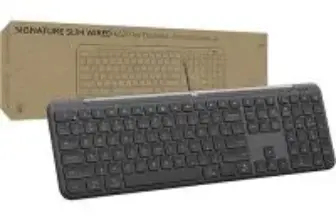 Logitech K620 Signature Slim Wired Full-Size Keyboard for $28.49