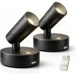 Lsoppn 2000mAh Magnetic Rechargeable Picture Light (Pack of 2) for $12.99