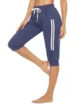 Marvmys Capri Cotton Sweatpants with Pockets for $12.49