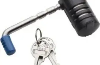 Master Lock Stainless Steel Adjustable Coupler Hitch Lock for $4.16