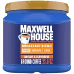 Maxwell House Breakfast Blend Ground Coffee 25.6-Oz for $5.08