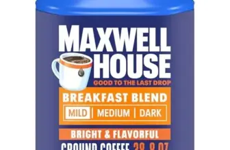 Maxwell House Breakfast Blend Mild Roast Ground Coffee 38.8 oz for $7.71