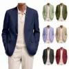 Men’s Casual Notch Lapel Suit Jacket for $18.99