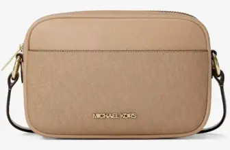 Michael Kors Jet Set Small Signature Logo Camera Crossbody Bag for $44 $44.00