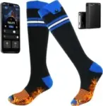 Minthouz Rechargeable Electric Heated Socks with App Control for $9.94