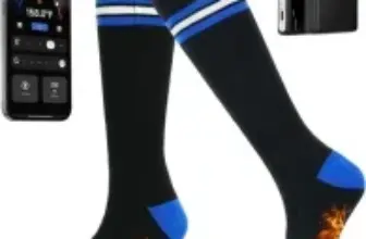 Minthouz Rechargeable Electric Heated Socks with App Control for $9.94