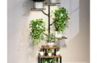 Mogaath 41″ 7-Tier Display Plant Stand with Grow Lights for $30.69