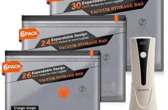 Monalife Vacuum Seal Bags for Clothing Travel with Electric Pump – Now $19.99