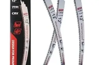 Moretopgood 12 Inch Reciprocating Saw Blades 3-Pack for $11.36
