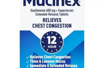 Mucinex 12 Hour Chest Congestion Expectorant Tablets – 100 Count for $16.14