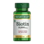 Nature’s Bounty Biotin Softgels 10000mcg, 120 Count for $2.84