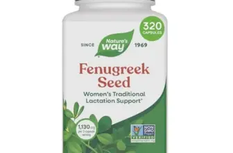 Nature’s Way Fenugreek Seed Supplement – 320 Capsules for $1.58