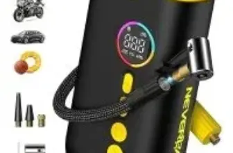 Neverland 150 PSI Portable Tire Inflator with Gauge for $14.99