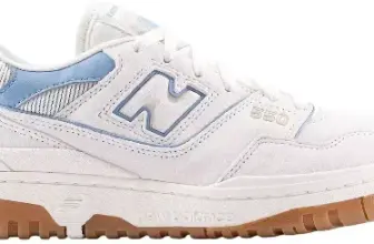 New Balance Women’s 550 Shoes in Still Water/White for $48.73