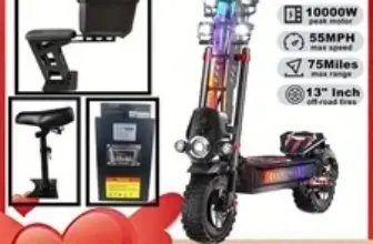NFC 10000W Electric Scooter 55MPH 60V 40AH – $1699.20