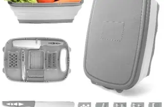 Ninger 9-in-1 Collapsible Cutting Board and Colander Set for $12.86