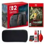 Nintendo Switch OLED Bundle w/ Hyrule Warriors & Case – $639.95