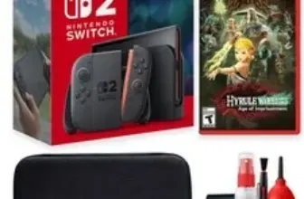 Nintendo Switch OLED Bundle w/ Hyrule Warriors & Case – $639.95