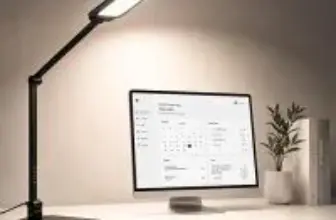 NS 2-in-1 Dimmable LED Desk Lamp with Adjustable Color Temperature for $30.99