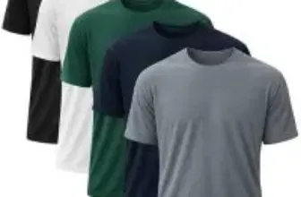 Okp Studio Men’s Lightweight Dry Fit Shirts 5-Pack for $13.04