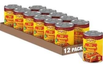 Old El Paso Red Enchilada Sauce 10 oz – Pack of 12 for $14.73