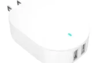 Onn. Dual-Port USB Wall Charger 4.8A – $4.50