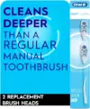 Oral-B Deep Clean Battery Powered Toothbrush Replacement Heads – 2 Count for $0.97