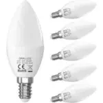 Oraluce E12 5W Type-B LED Candelabra Bulbs (6-Pack) for $9.79