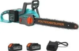 Outesawsuper 16″ Brushless Electric Cordless Chainsaw Kit for $54.99