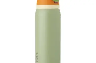 Owala FreeSip 32-Oz Insulated Stainless Steel Water Bottle with Straw – $27.99