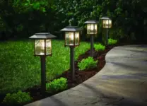 Parkwood 14 Lumen LED Solar Path Light 4-Pack for $13.99