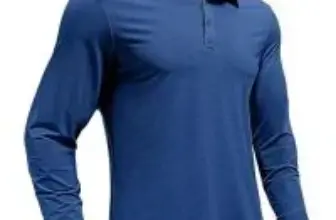 Pinspark UPF 50 Long Sleeve Lightweight Men’s Polo Shirt for $9.99