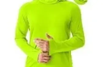 Pinspark UPF 50+ Quick Dry Men’s Long Sleeve Hoodie with Mask for $12.99