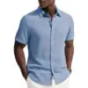Pj Paul Jones Men’s Linen Short Sleeve Dress Shirt for $9.99