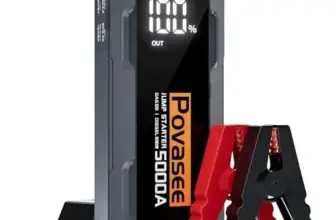 Povasee A40 5000A Jump Starter with 3″ LCD Display for 12V Vehicles – Now $26 $26.00