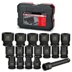Powerbuilt 18-Piece 1/2″ Drive Metric Impact Socket Set for $43.50 $44