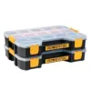 POWERTEC Stackable Tool Box Organizer 2-Pack with Removable Dividers for $23