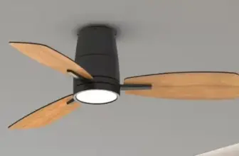 42″ Black LED Ceiling Fan with Light & Remote for $39.99