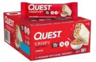 Quest Nutrition Crispy Protein Bar (Fruity Cereal, 12-Pack) for $15.82