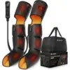 Quinear 3-in-1 Compression Heated Leg and Foot Massager for $79.00